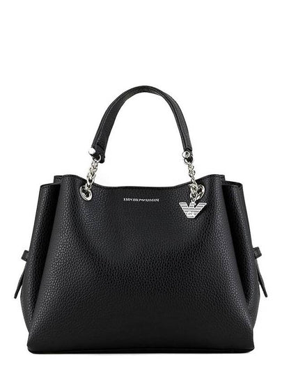 Eagle Charm Tote Bag Black - EMPORIO ARMANI - BALAAN 2