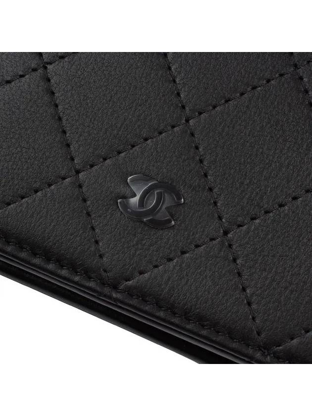 Classic snap bi fold wallet black AP3817 B15615 94305 - CHANEL - BALAAN 5