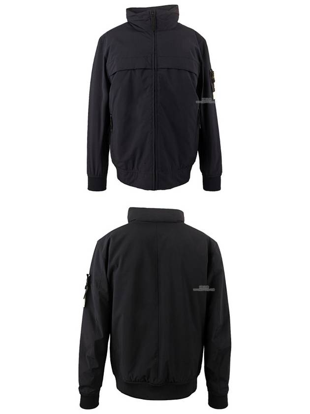 Men's Wappen Softshell Zip-Up Jacket Navy - STONE ISLAND - BALAAN 6