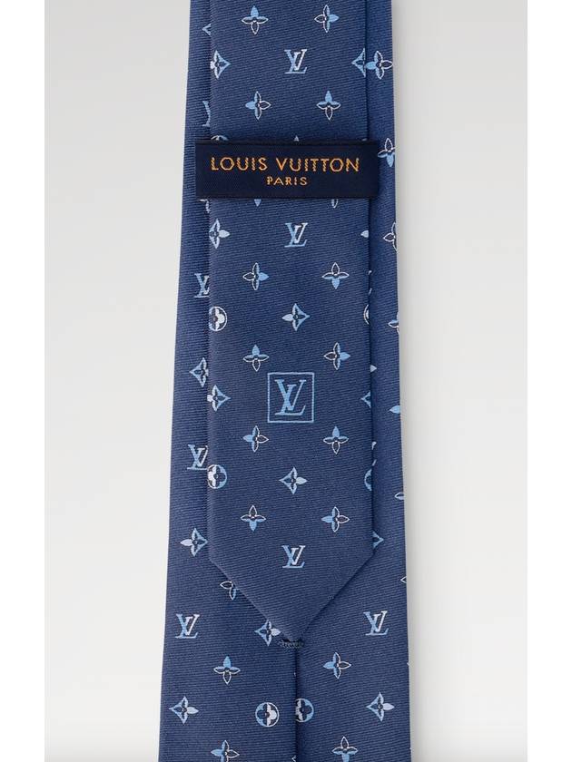 Men's Monogram Eclipse Tie Blue - LOUIS VUITTON - BALAAN 5