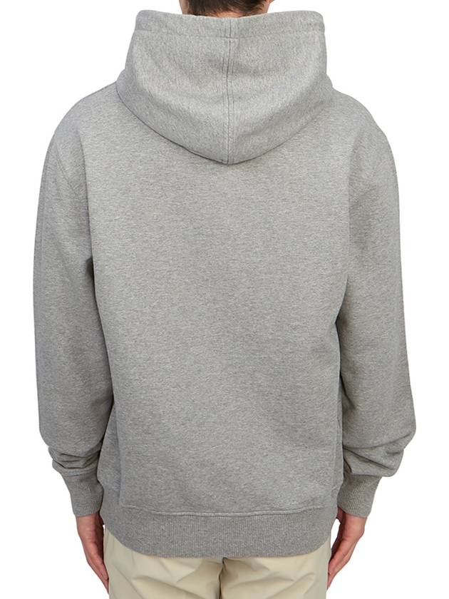 Mini Heart Logo Hoodie Heather Grey - AMI - BALAAN 4