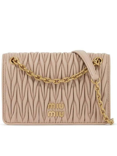 Materasse Nappa Leather Mini Bag Light Pink - MIU MIU - BALAAN 1