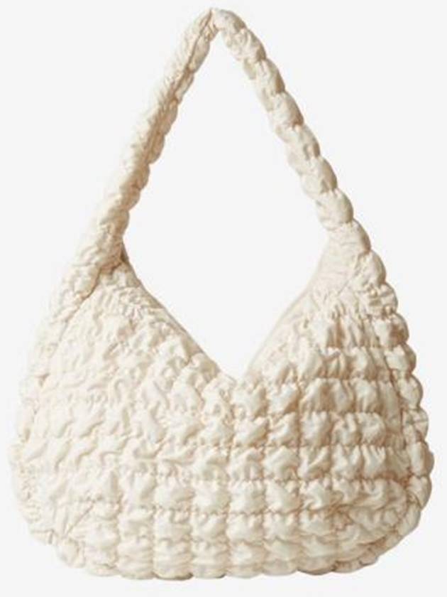 Quilted Oversized Shoulder Bag Offwhite - COS - BALAAN 2