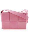 Cassette Small Leather Cross Bag Pink - BOTTEGA VENETA - BALAAN 2