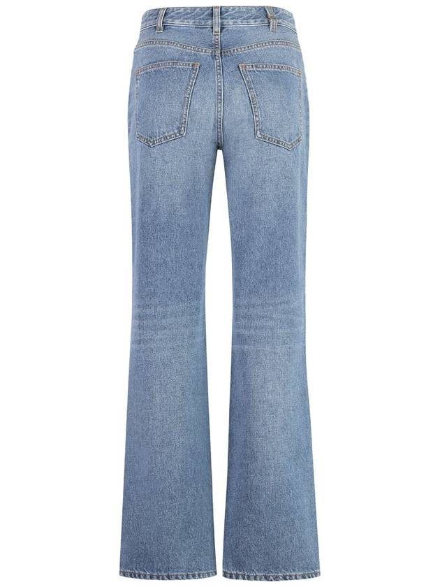 Denim Straight Pants CHC24SDP03157470 P24 FOGGY BLUE - CHLOE - BALAAN 3