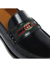 Double G Leather Loafers Black - GUCCI - BALAAN 9