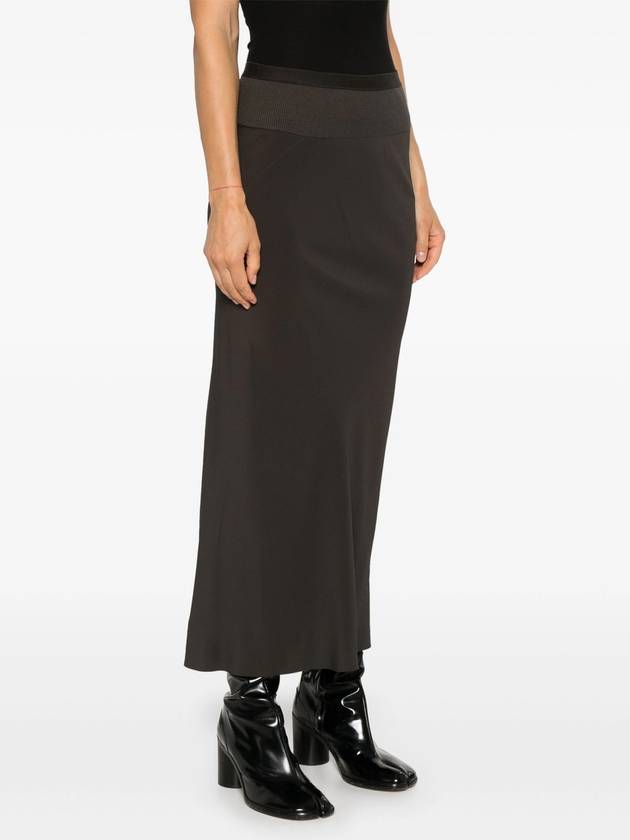 Calf Bias midi skirt - RICK OWENS - BALAAN 3