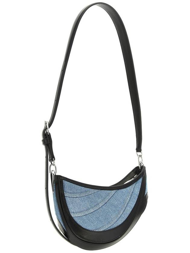 Mugler 'Small Denim Spiral Curve 01' Shoulder Bag - MUGLER - BALAAN 2