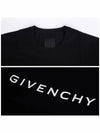 Logo Oversized Fit Cotton Short Sleeve T-Shirt Black - GIVENCHY - BALAAN 6