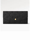 Emilie Empreinte Long Wallet Black - LOUIS VUITTON - BALAAN 2