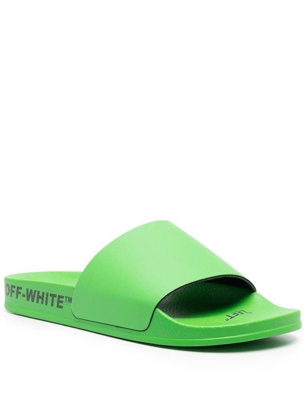 Logo Slippers OMIC001S22MAT001 5510 - OFF WHITE - BALAAN 2