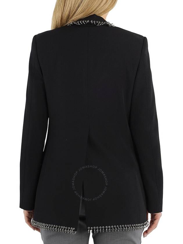 Women's Sidon Ring Pierced Jacket Black - BURBERRY - BALAAN 4