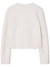 Boucle Crop Tweed Jacket Ivory - LESEIZIEME - BALAAN 3