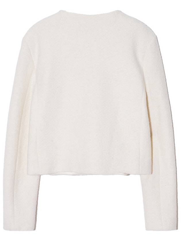 Boucle Crop Tweed Jacket Ivory - LESEIZIEME - BALAAN 3