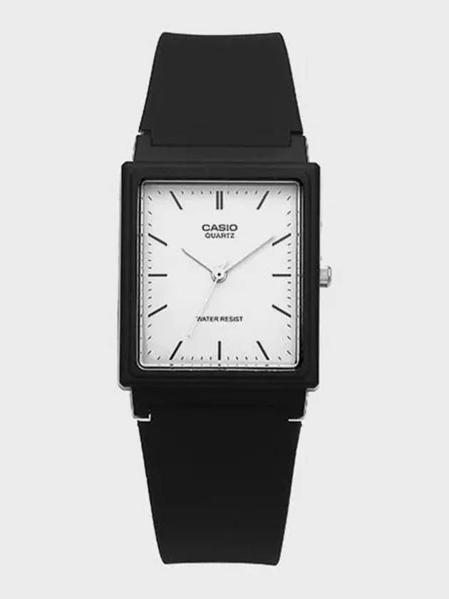 Co Signed Square Plated Analog Watch Black - CASIO - BALAAN 4