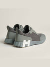 Bouncing Graphic Mesh Suede Low Top Sneakers Gris Brume - HERMES - BALAAN 5