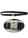 logo casual belt black - PRADA - BALAAN.