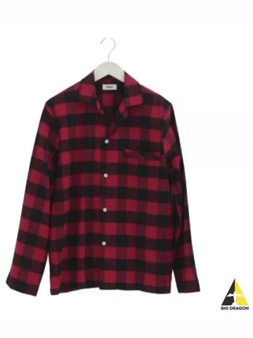 Flannel Pajamas Shirt SWT RDG - TEKLA - BALAAN 1