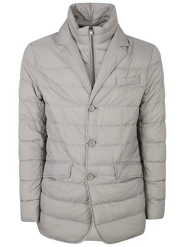 La Giacca Blazer Down Padding Pearl Grey - HERNO - BALAAN 2