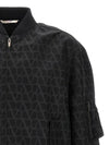 Toile Iconographe Bomber Jacket Brown - VALENTINO - BALAAN 4