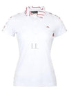 Women's Cara Polo Short Sleeve T-Shirt White - J.LINDEBERG - BALAAN 2