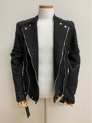 Coated rider jacket black XS - BALMAIN - BALAAN 1