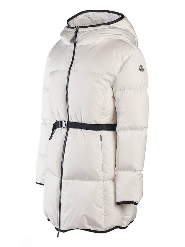 Sirli Belted Hooded Short Padding White - MONCLER - BALAAN 3