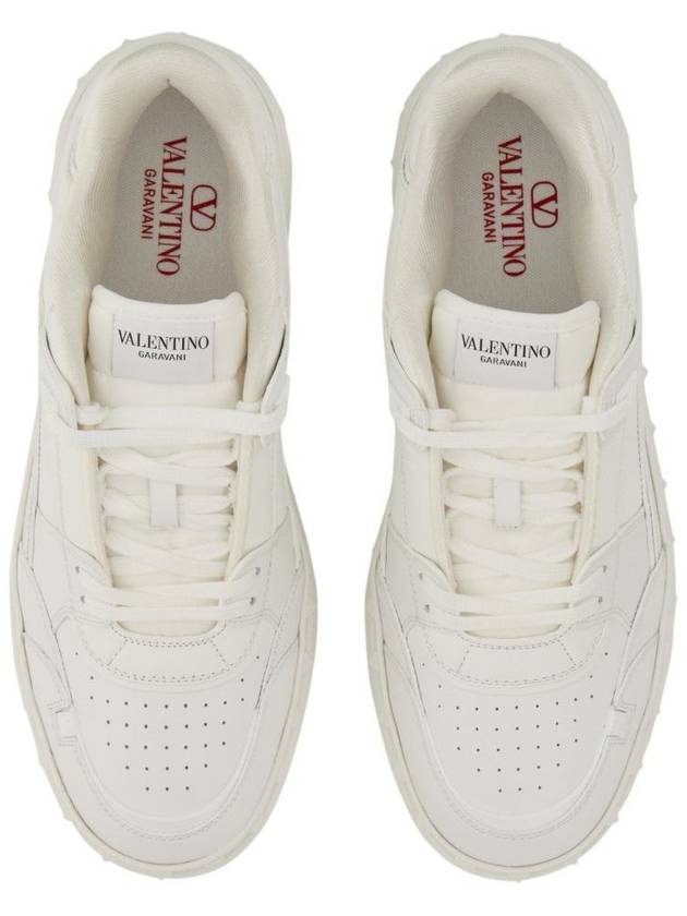 Freedots Calfskin Low Top Sneakers White - VALENTINO - BALAAN 6