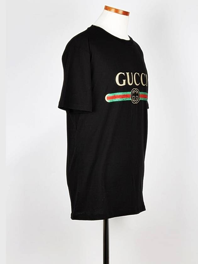 Band logo vintage short sleeve t shirt - GUCCI - BALAAN 6