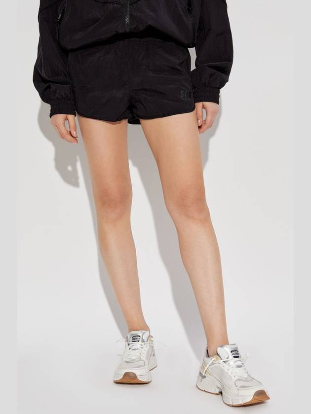 Golden Goose Logo Shorts, Women's, Black - GOLDEN GOOSE - BALAAN 3