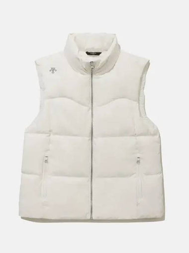 Women s Layering Duck Down Vest Ivory SP412SDVO5 - DESCENTE - BALAAN 1