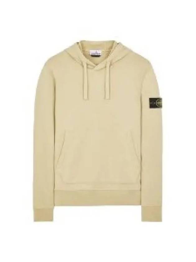 Signature Logo Patch Hoodie Ecru - STONE ISLAND - BALAAN 2