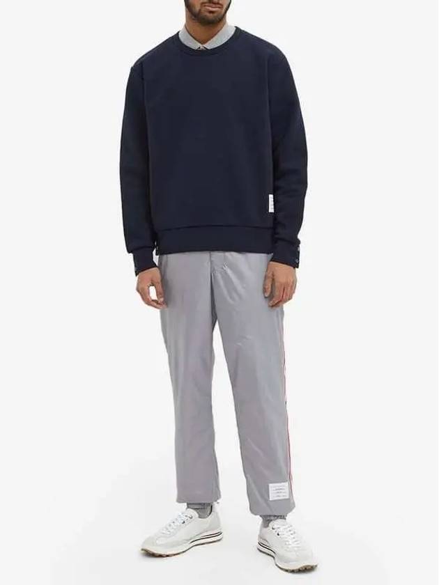 Center Back Stripe Crewneck Sweatshirt Navy - THOM BROWNE - BALAAN 6