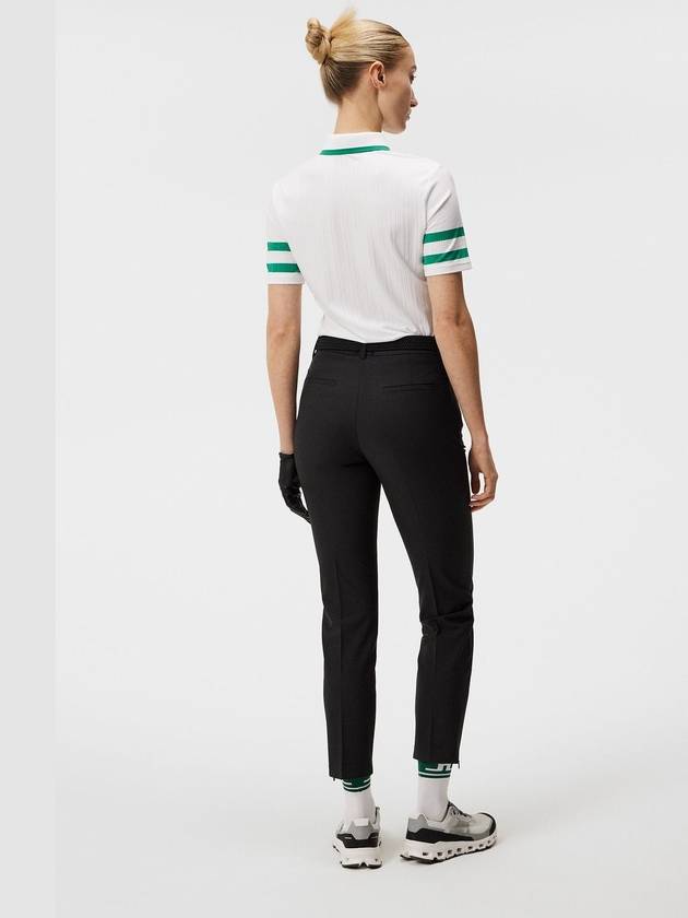 Women's Golf Pia Striped Pants Black - J.LINDEBERG - BALAAN 4