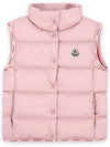 Kids BADIA Down Padded Vest Pink 1A00037 54A81 501 - MONCLER - BALAAN 3