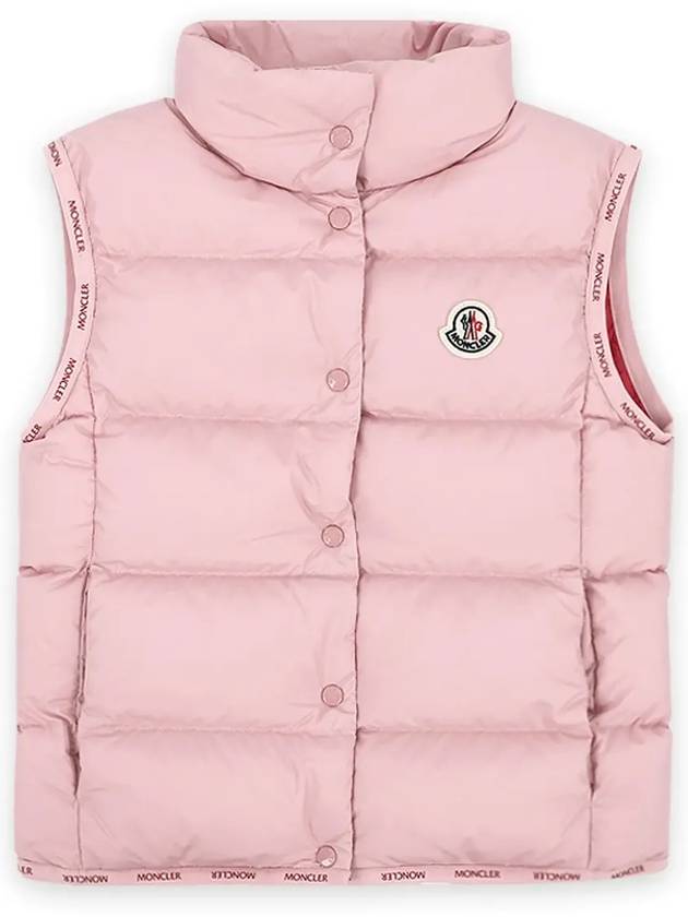 Kids BADIA Down Padded Vest Pink 1A00037 54A81 501 - MONCLER - BALAAN 3