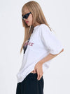 Salon de Key Unisex Geo Sphere X Large Fit Short Sleeve T-Shirt White SDKIISD240514HT005 - SALONDEKII SDLABEL - BALAAN 8