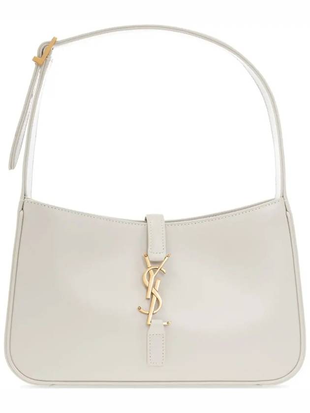 Le 5 A 7 Smooth Leather Hobo Shoulder Bag Blanc Vintage - SAINT LAURENT - BALAAN 2