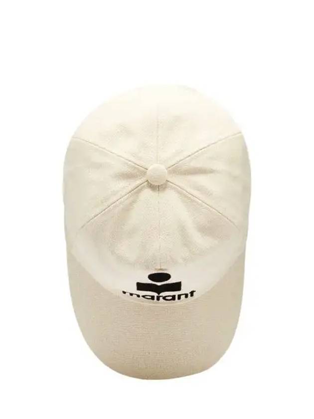 Tyron Embroidered Logo Ball Cap Ecru - ISABEL MARANT - BALAAN 3