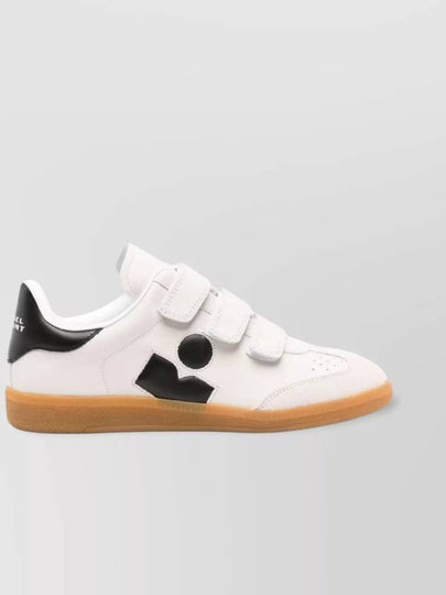 Logo Leather Low Top Sneakers White - ISABEL MARANT - BALAAN 2