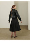 NEW MODERN PLEATED SKIRT BLACK - UNMUTE - BALAAN 6