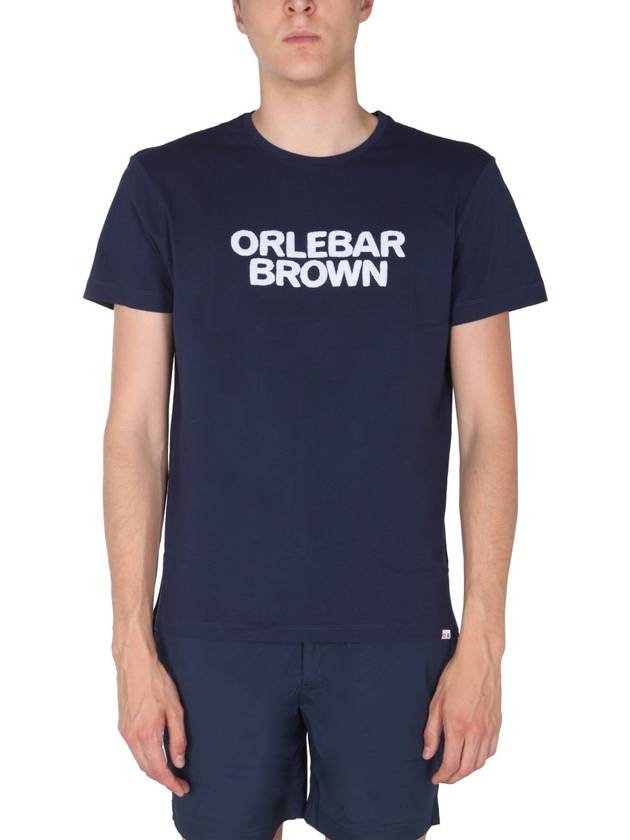 "SAMMY OB TOWELLING" T-SHIRT - ORLEBAR BROWN - BALAAN 1