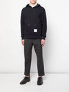 Men's Center Back Stripe Logo Patch Hoodie Navy - THOM BROWNE - BALAAN 3