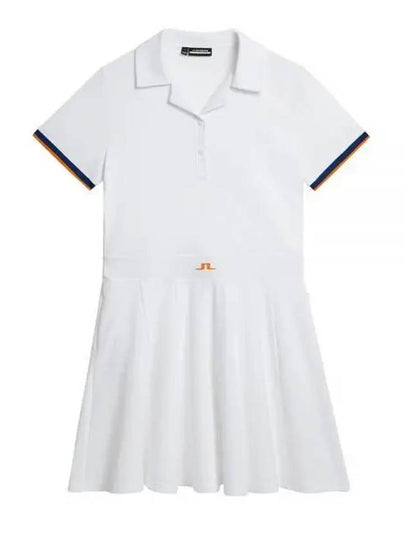 Women's Dagmar Short Dress White - J.LINDEBERG - BALAAN 2