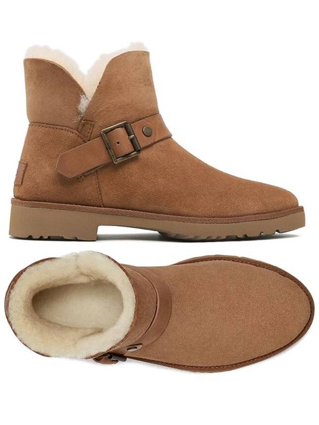 Romely Short Buckle Winter Boots Chestnut - UGG - BALAAN 1