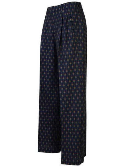 Etro Blue Wool Trousers - ETRO - BALAAN 2