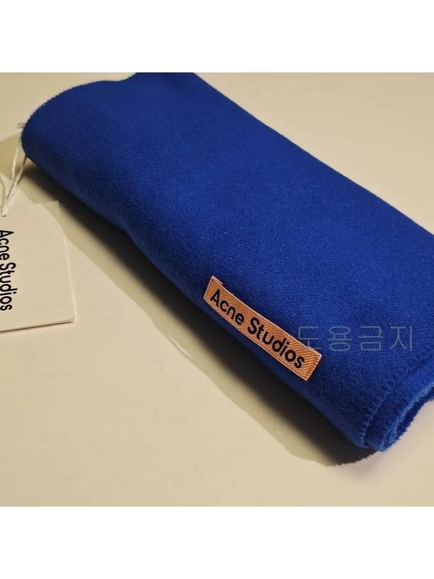 Scarf Muffler Skinny Royal Blue - ACNE STUDIOS - BALAAN 5