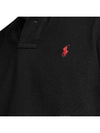 Men's Pony Slim Fit Short Sleeve Polo Shirt Black - POLO RALPH LAUREN - BALAAN 5