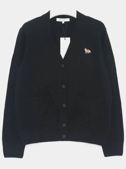 Baby Fox Patch Boxy Cardigan Black - MAISON KITSUNE - BALAAN 2