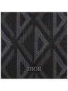 CD Diamond Canvas Half Wallet Black - DIOR - BALAAN 4